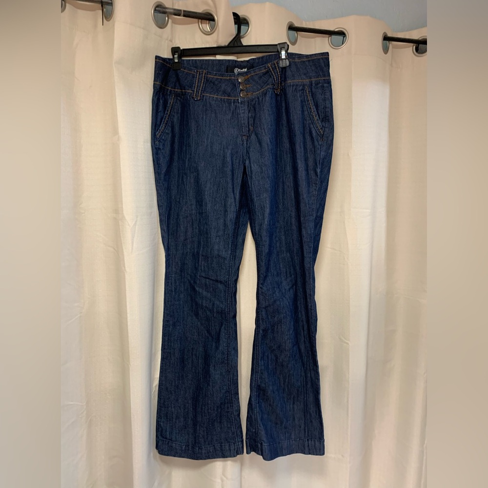Rewash Dark Blue Flare Jeans